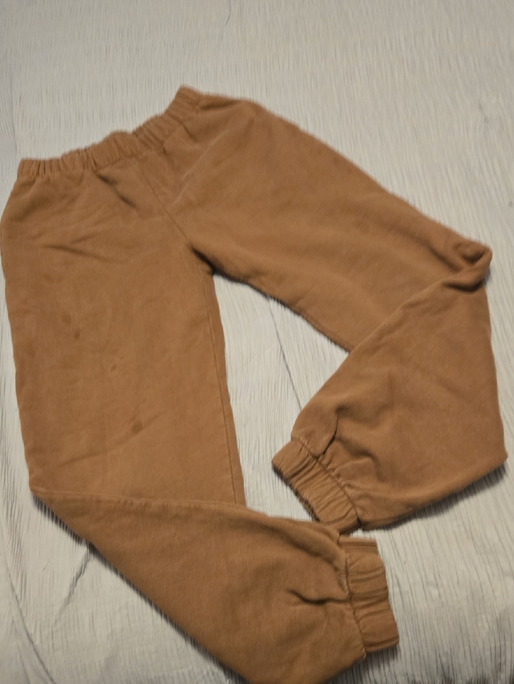 Brandy Melville Women's Cozy Joggers in Camel Brown